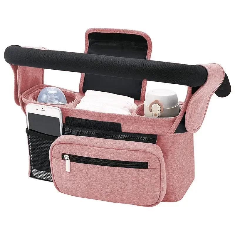 Baby Stroller Organizer Bag Large Capacity Hanging Diaper Bag