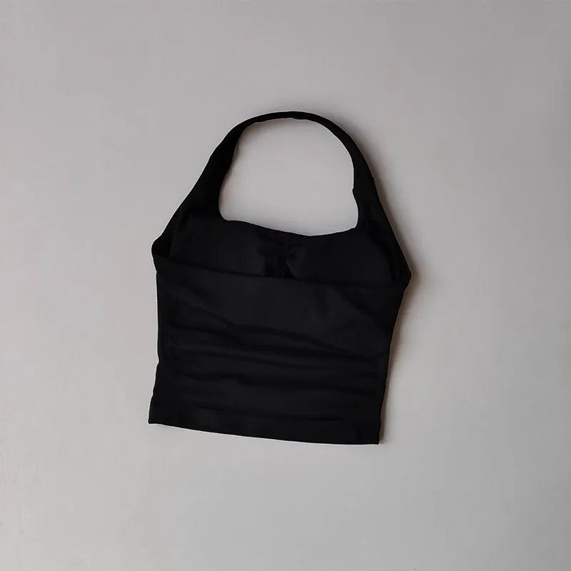 Women Halter Sports Bra Shockproof Yoga Running Fitness Vest