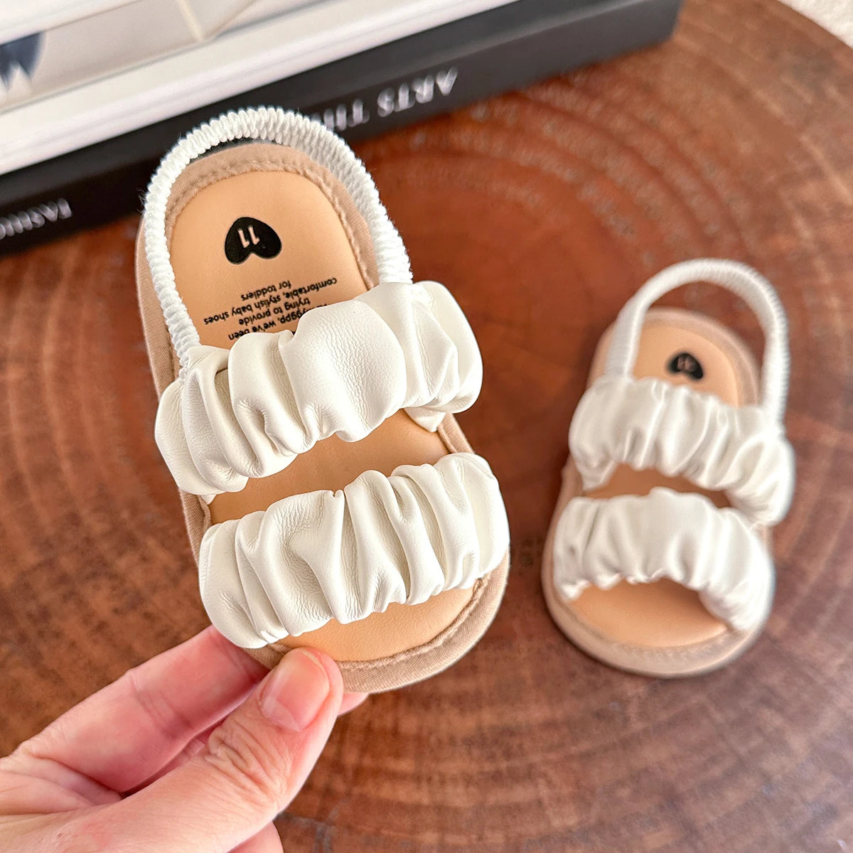 Baby Boys Girls Soft Sole Summer Sandals Newborn First Walker Beach Shoes