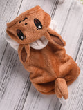 Small Medium Dog Halloween Fleece Costume Warm Pet Coat for Corgi French Bulldog