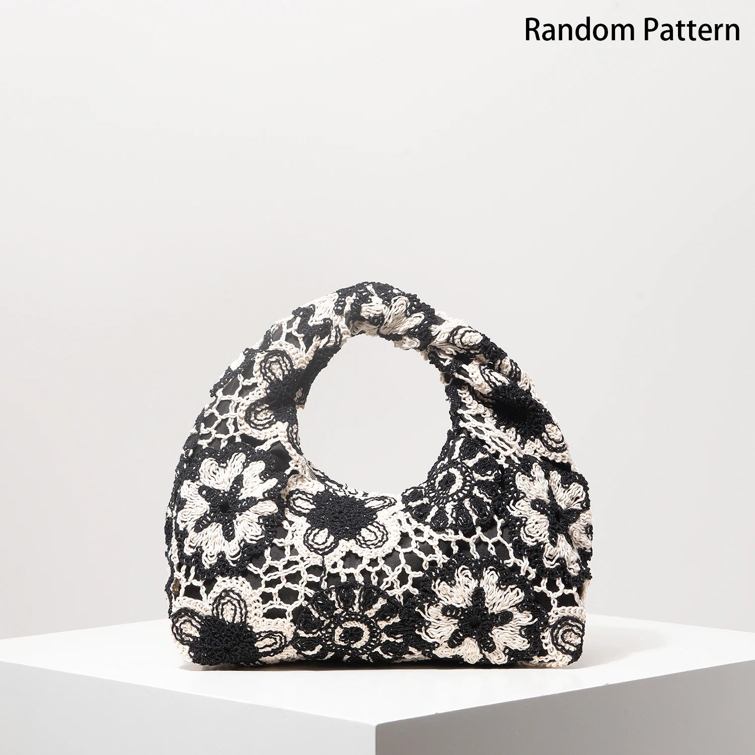 Boho Woven Beach Bag Crochet Handbag for Women