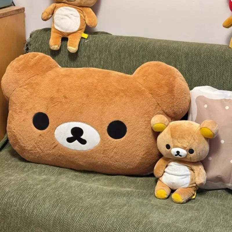 Plush Pillow 44cm Cute Back Support Cushion Detachable Washable Sleeping Toy Gift