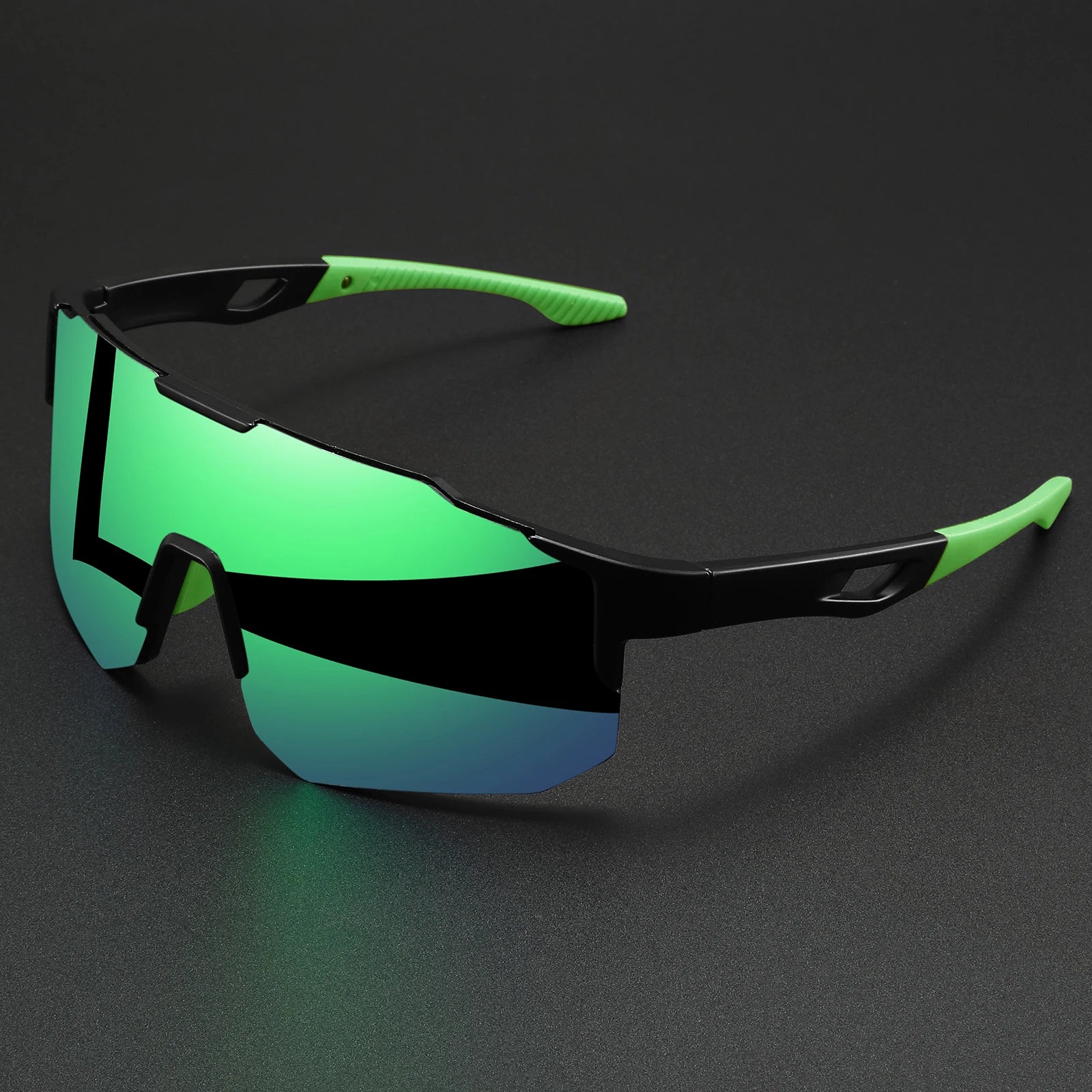 Oversized Sport Sunglasses UV400 – Wraparound Cycling Running Outdoor Glasses