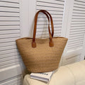 Women Straw Tote Bag Large Capacity Beach Shoulder Handbag Bali Shopper