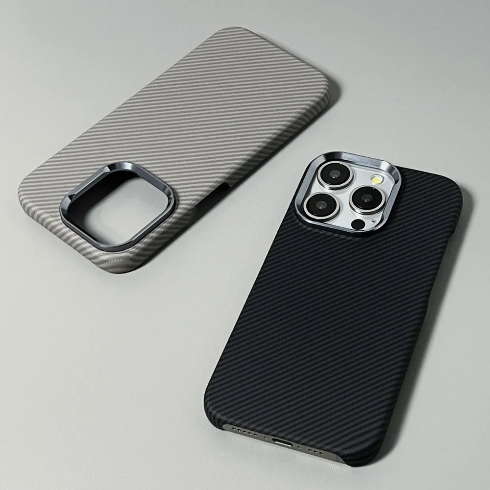 Carbon Fiber Slim Shockproof Hard PC iPhone Case