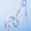 Cat Harness and Leash Set Adjustable Cartoon Bee Design for Small Pets