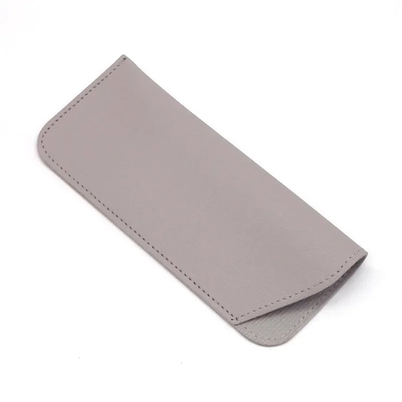 Leather Glasses Pouch Protective Eyewear Case