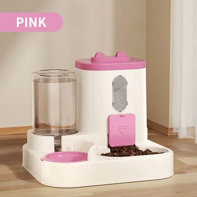 Automatic Pet Food and Water Dispenser – 2-in-1 Feeding Station for Cats and Dogs