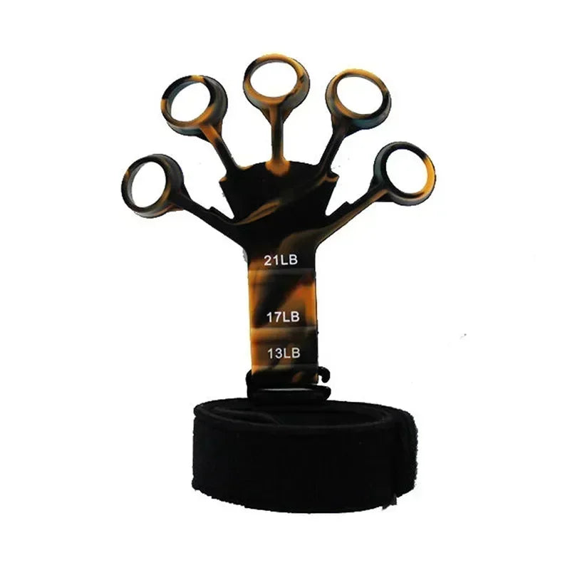 Hand Grip Strengthener Finger Trainer Resistance 6 Level Gym Exercise Tool