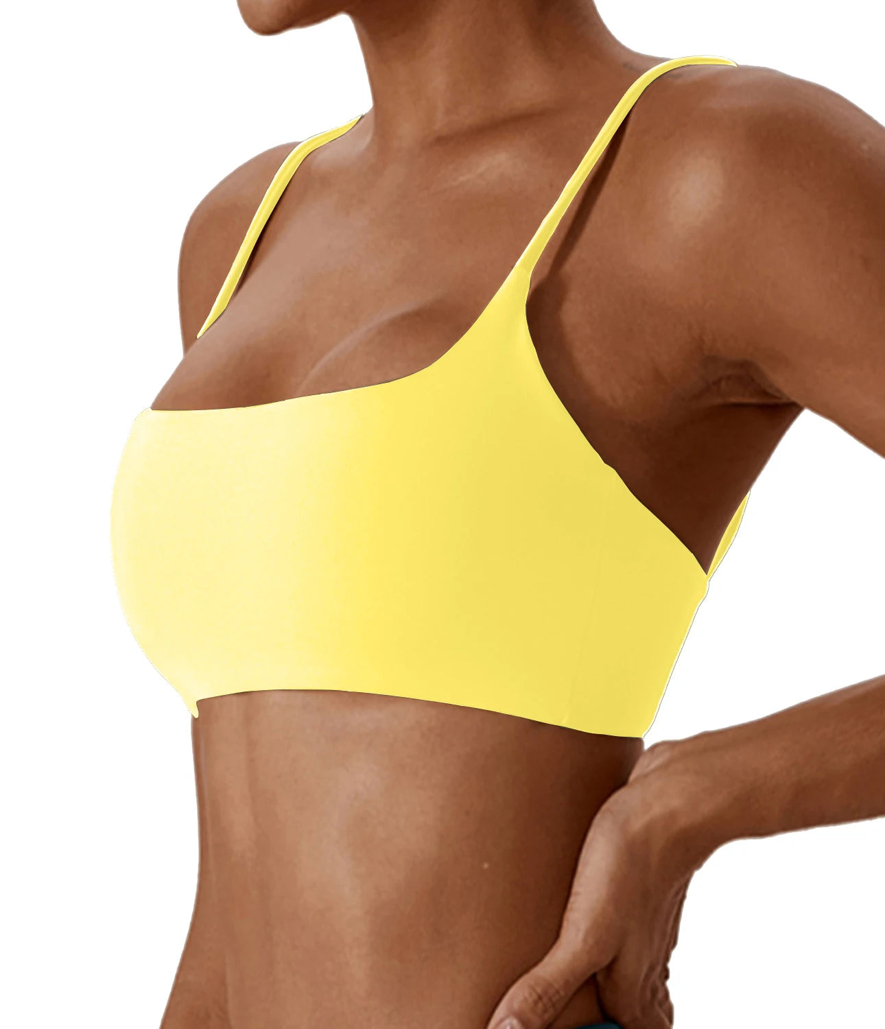 Women Sports Bra Seamless Cross Back Fitness Yoga Top Gym Workout Bra