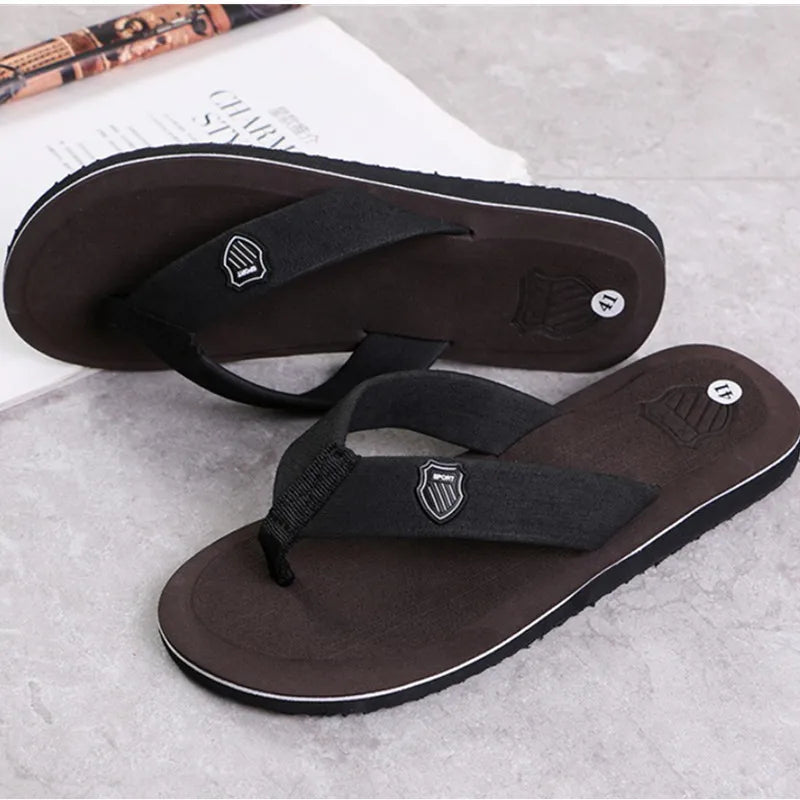 Men Flip Flops Casual Beach Sandals Non Slip Lightweight Summer Slippers Outdoor Slides