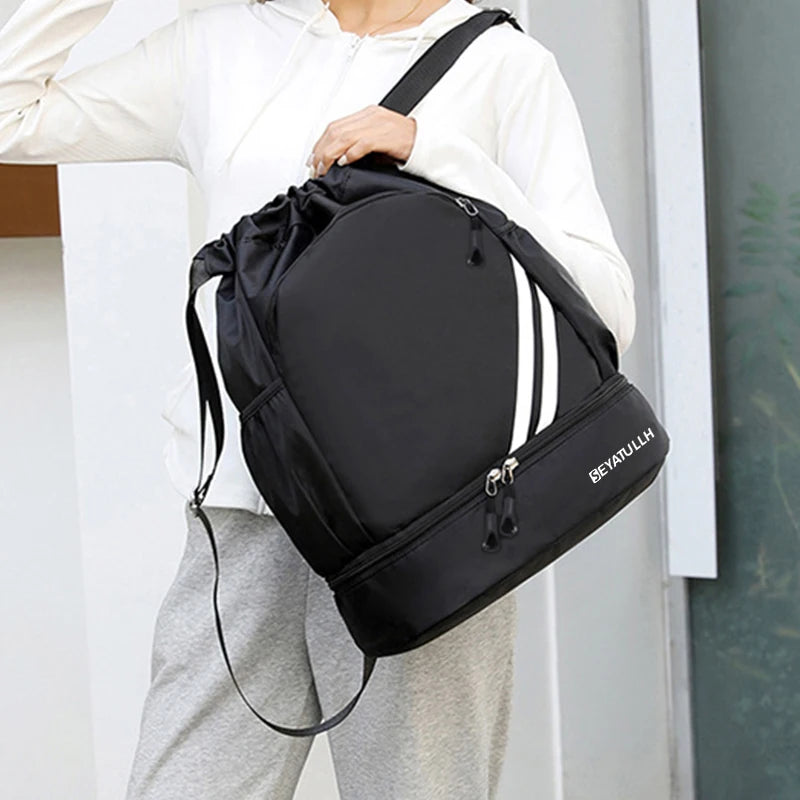 Waterproof Sports Basketball Backpack Gym Travel Outdoor Climbing Bag Pouch