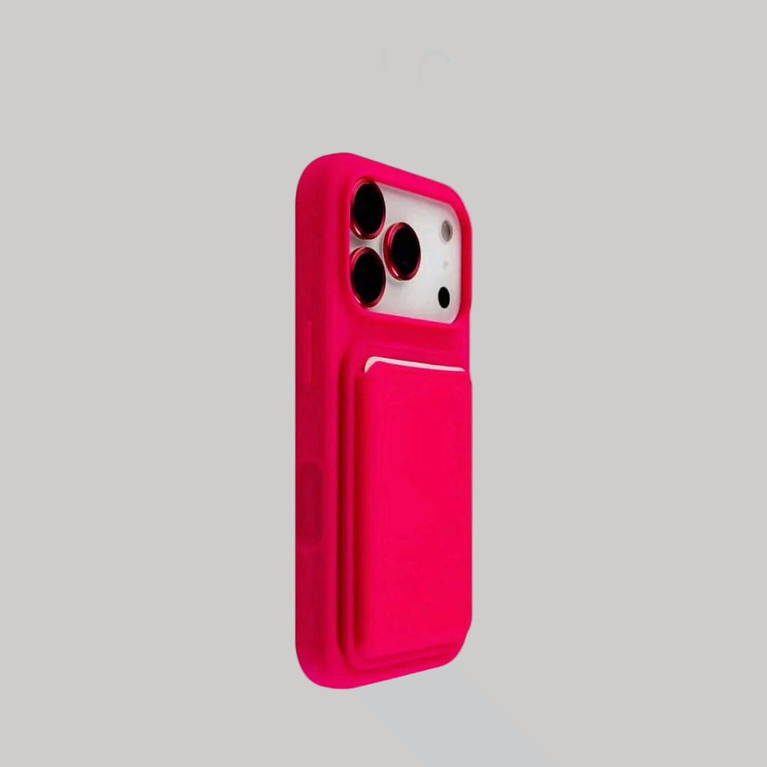 Liquid Shockproof Card Holder iPhone Case