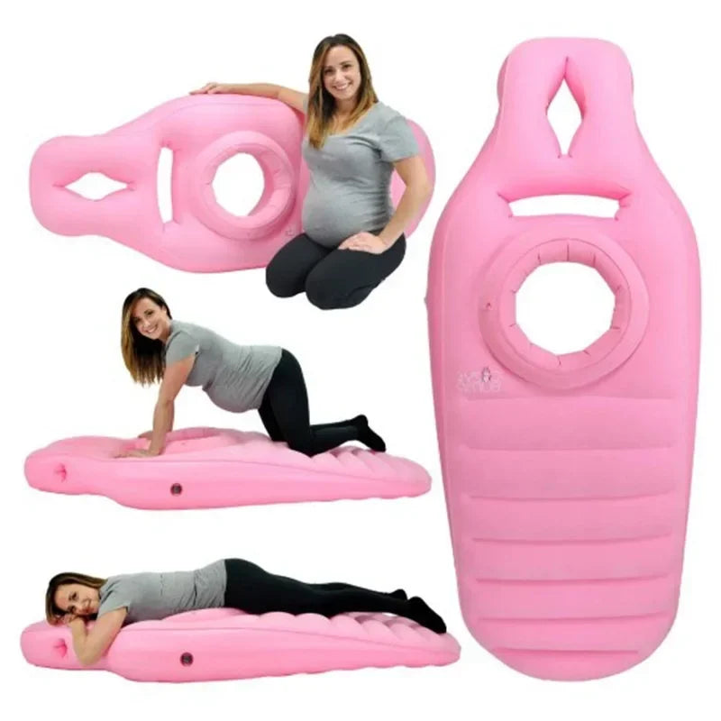 Inflatable Pregnancy Pillow Sleeping Mat for Maternity Comfort and Support