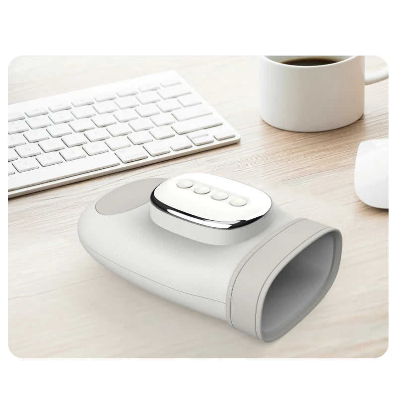 Electric Hand Massager Air Compression Finger Wrist Palm Vibration Relax Device