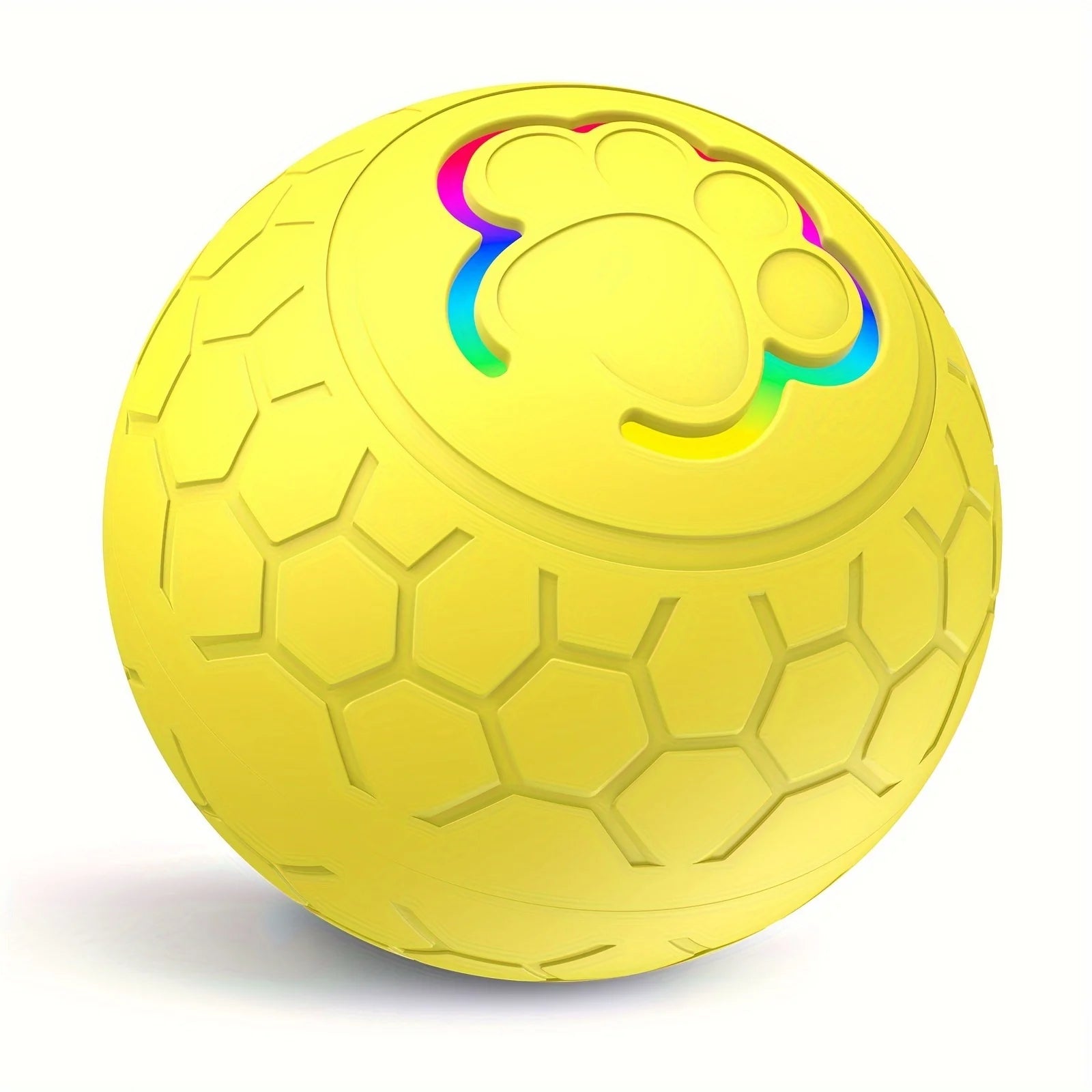 Smart Interactive Dog Toy Ball USB Rechargeable Automatic Bouncing Pet Toy with Lights