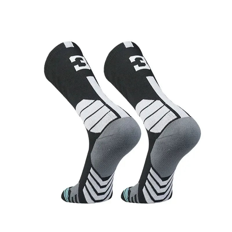 Elite Basketball Compression Socks High Elastic Towel Bottom Sports Socks Men Women