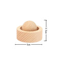 Solid Wood Essential Oil Diffuser Ball Aromatherapy Home Odor Eliminator