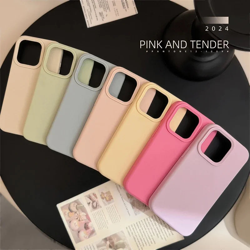 Silicone Shockproof Slim Soft iPhone Case