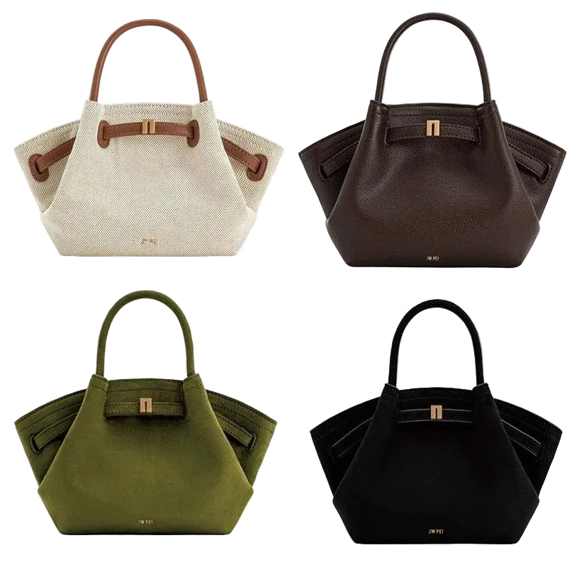 Dumpling Shoulder Bag Large Capacity Women Tote Handbag Minimalist Style