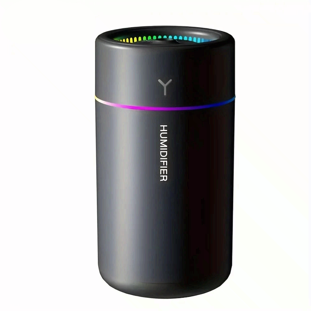Colorful LED Car Humidifier Ultrasonic Aroma Diffuser for Bedroom Office