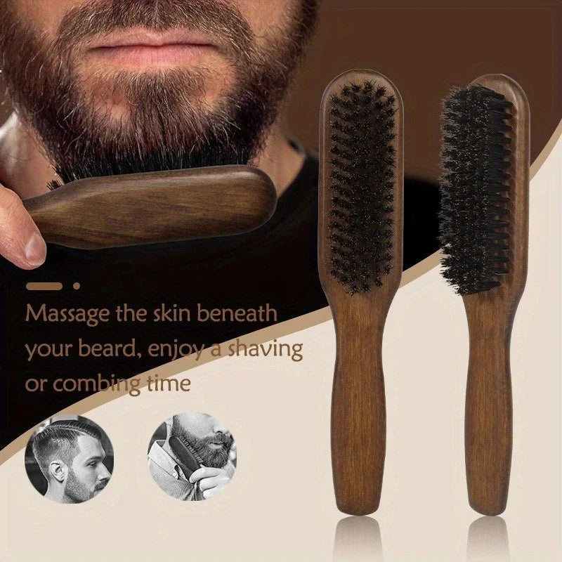 Boar Bristle Hair Brush for Men Women Thick Fine Hair