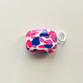 Camouflage Color Collision Stylish AirPods Earphone Case Cover with Hook