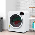 Compact Electric Clothes Dryer 3.5 Cu.ft Stainless Steel Home Laundry 13LB