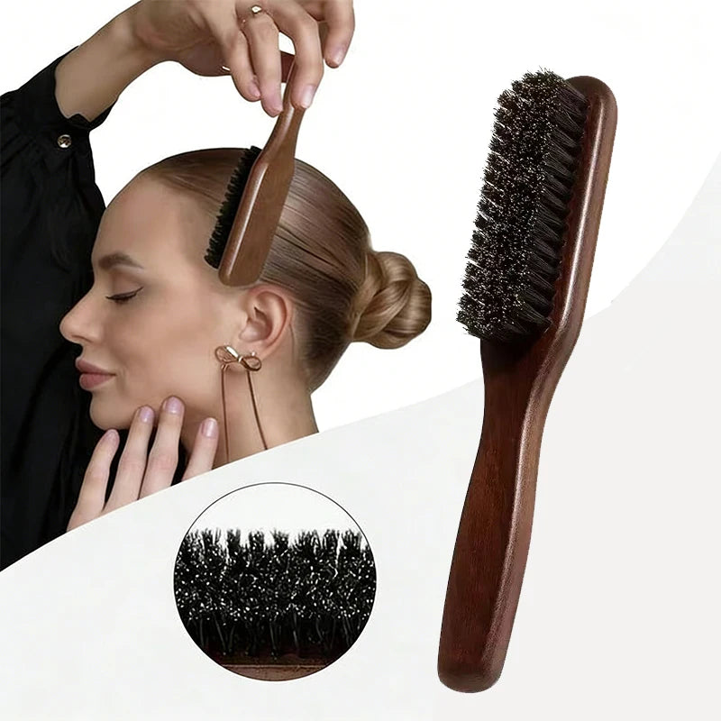 Boar Bristle Hair Brush for Men Women Thick Fine Hair