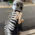 Realistic Dinosaur Skeleton Costume 75/115CM Plush Cosplay Set