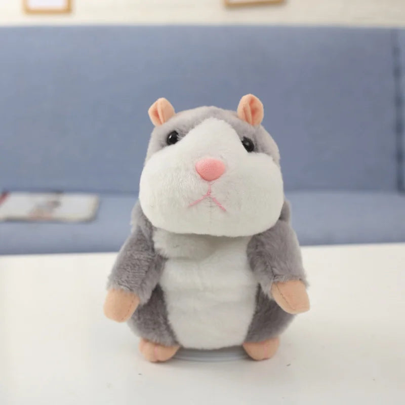 Talking Hamster Plush Toy Funny Repeating Animal Doll for Kids