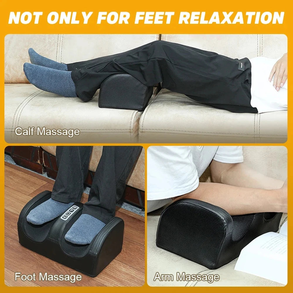 Electric Shiatsu Foot Massager with Heat Deep Tissue Kneading Foot & Calf Relaxation Machine