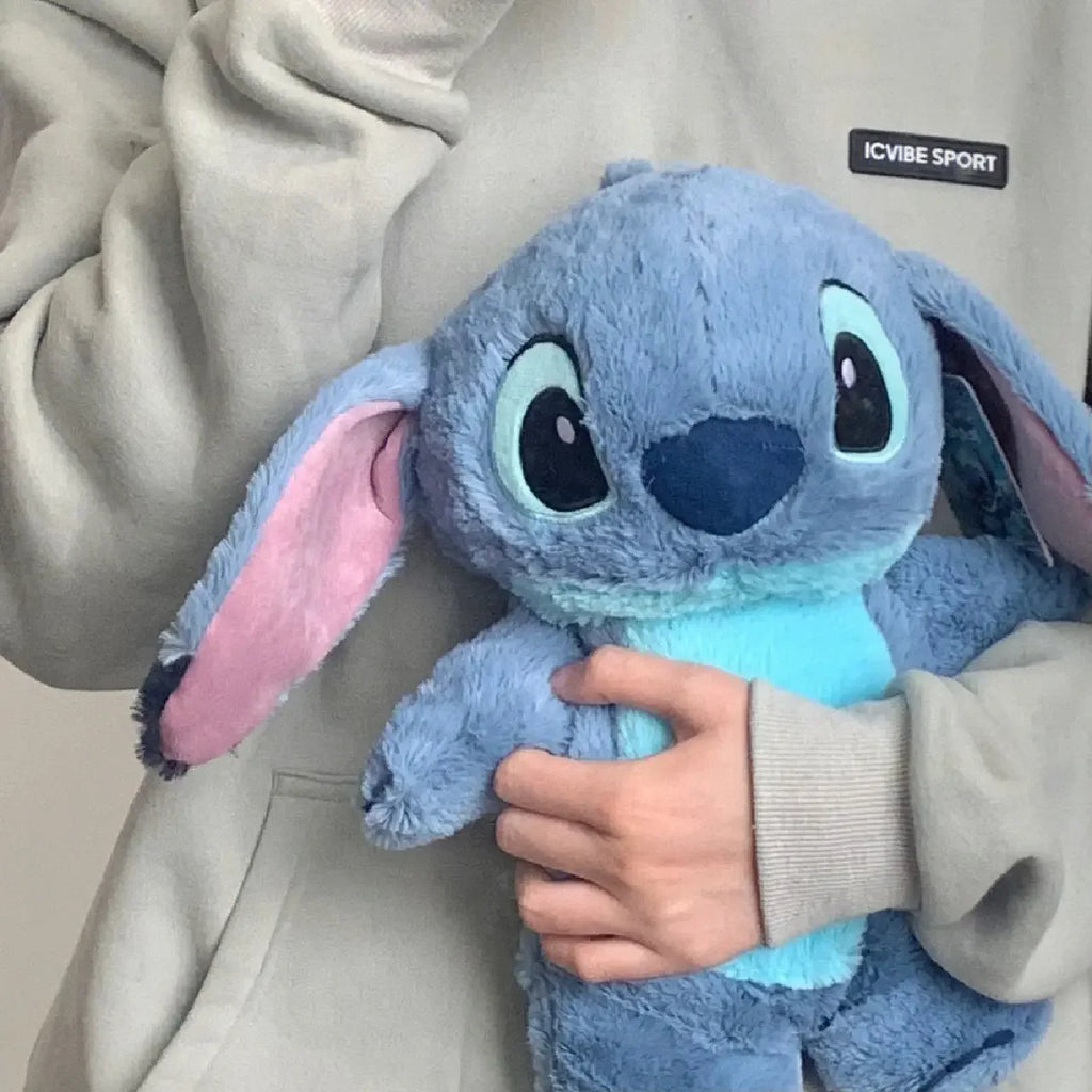 Lilo Stitch Angel Lotso Plush Hand Warmer Hot Water Bottle Soft Winter Warm Bag