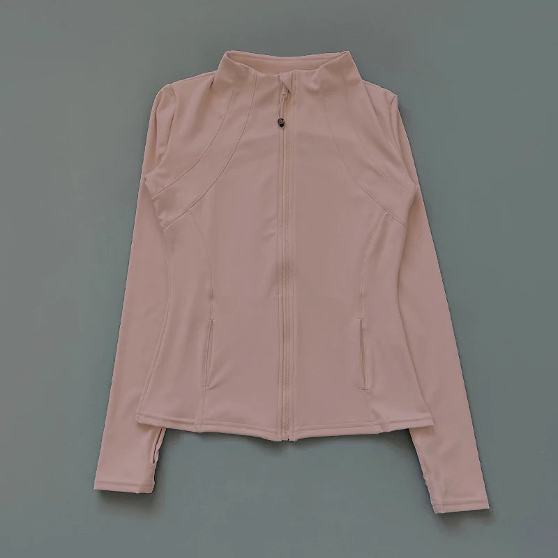Women’s Long Sleeve Running Windbreaker Sports Jacket Workout Activewear Top