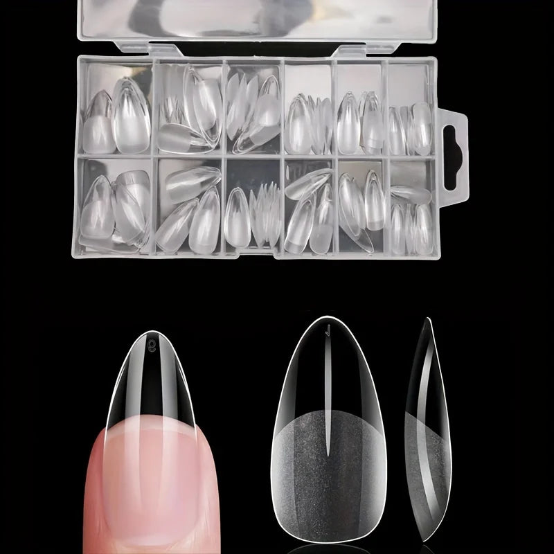 Press On Nail Tips Set – 120pcs Full Cover Fake Nails for DIY Extensions