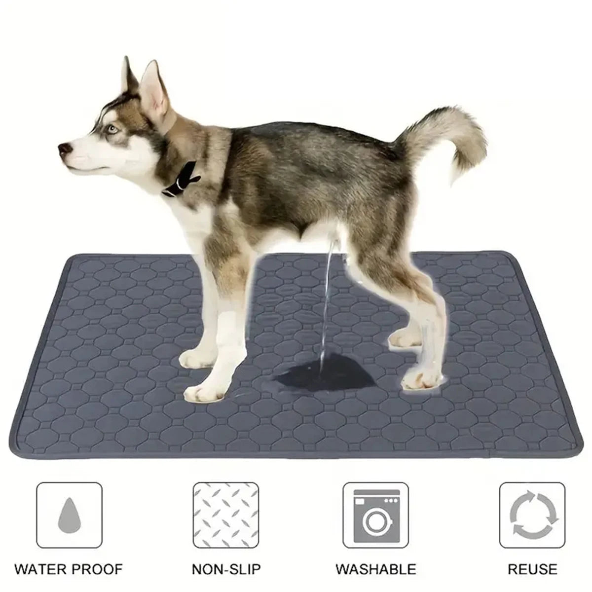 Washable Dog Pee Pad Waterproof Reusable Training Mat