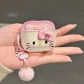 Hello Kitty AirPods Case Protective Cover with Keychain