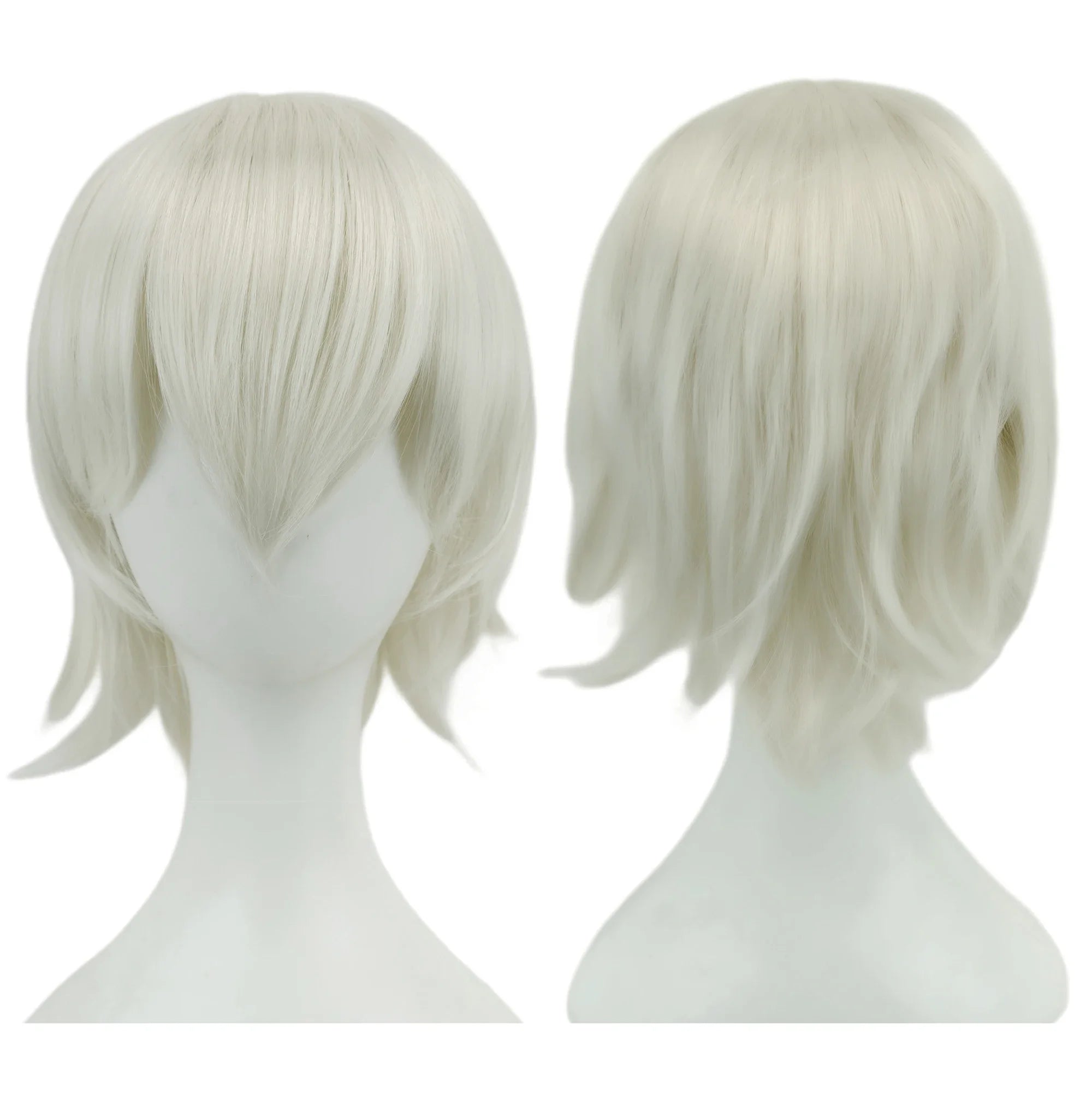 Colorful Cosplay Wig – Short Bob Hair with Bangs