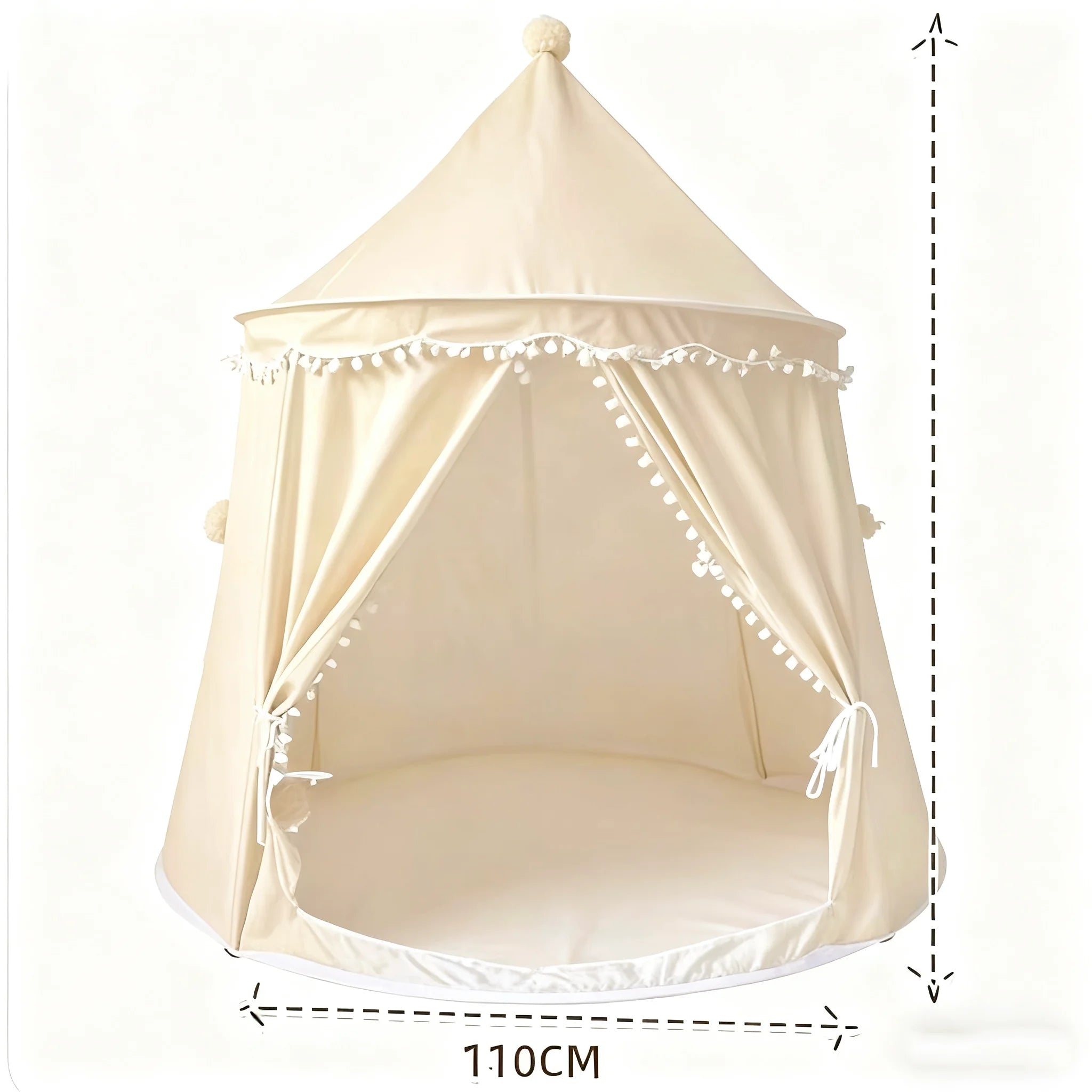Kids Folding Teepee Castle Play Tent Toy House