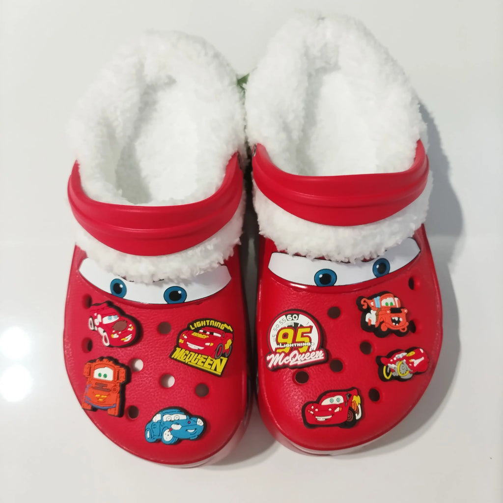 Kids Cartoon Car Clogs Sandals Anti-Slip Summer Beach Shoes for Boys and Girls