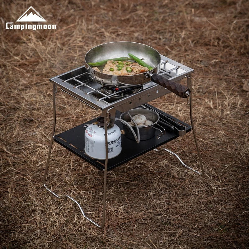Camping Folding Stove Table Portable Outdoor Cooking Table BBQ Picnic Stand