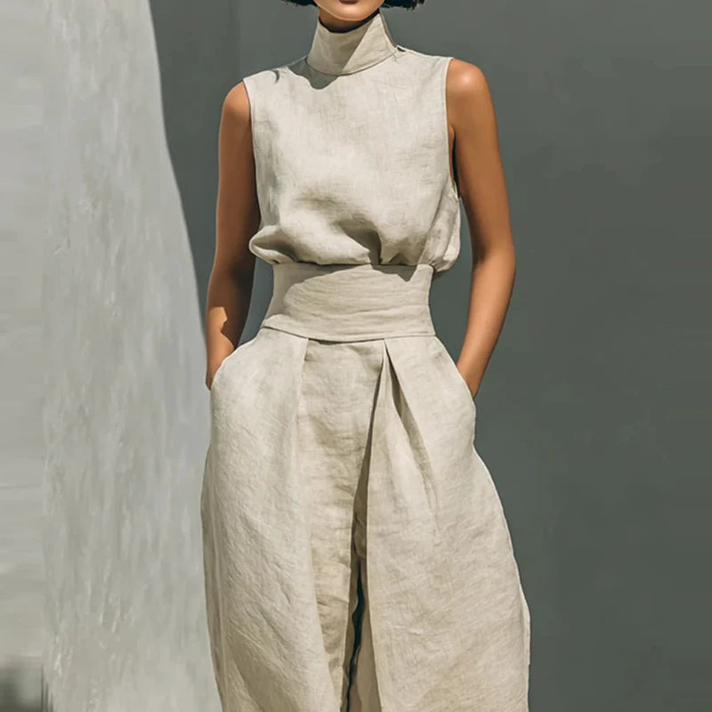 Women 2 Piece Set Wide Leg