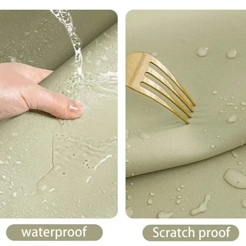 Leather Table Mat Waterproof Desk Protector Anti Slip Keyboard Mouse Pad Large