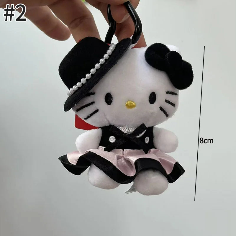 Cute Cat Plush Keychain Bag Charm for Girls