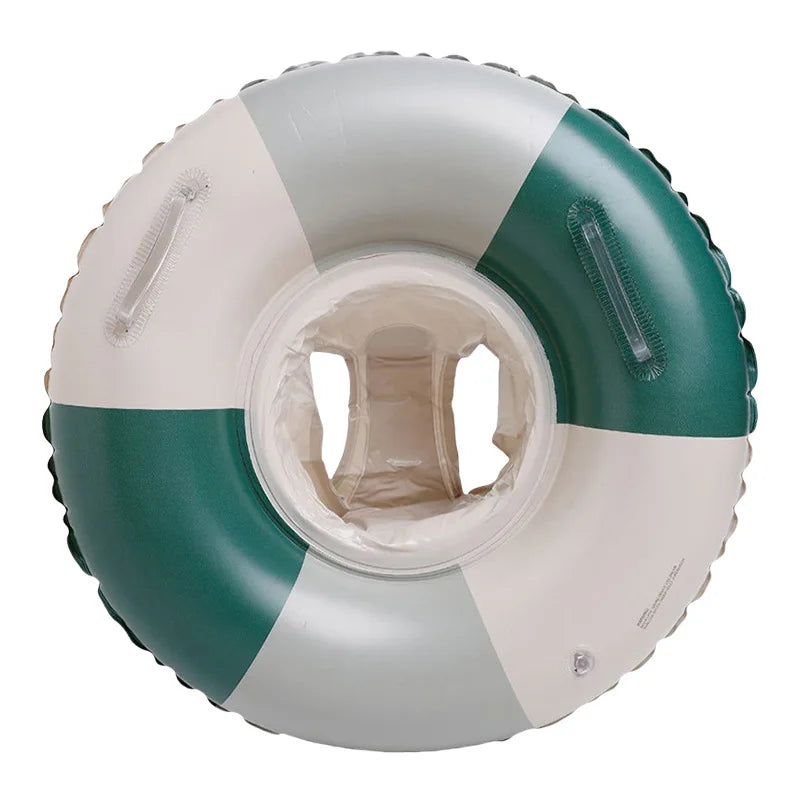 Baby Pool Float Ring with Sunshade Inflatable Swimming Float for 3–36 Months