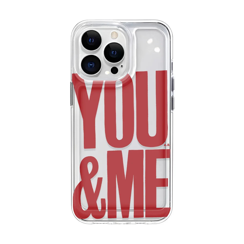 Simple Clear Shockproof iPhone Case
