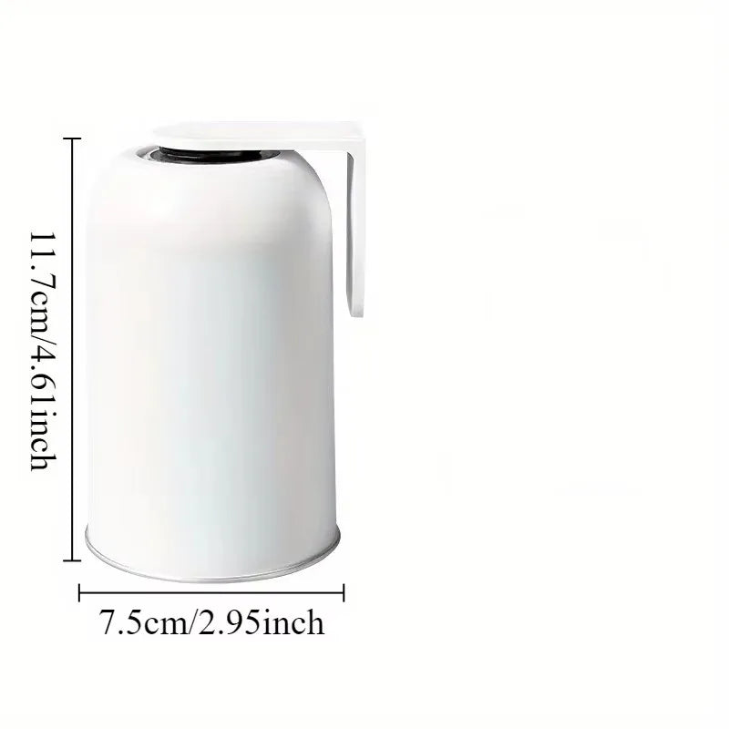 Magnetic 304 Stainless Steel Mouthwash Cup Wall Mounted Toothbrush Cup