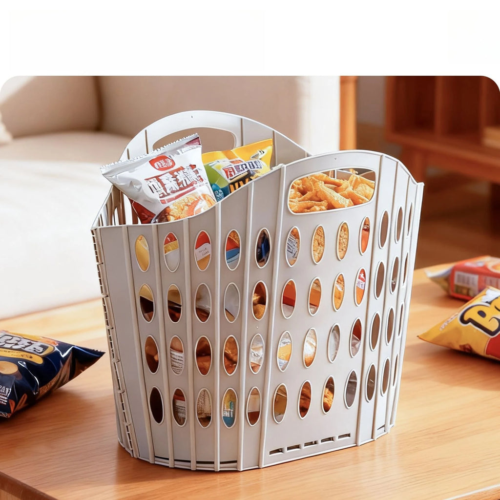 Collapsible Laundry Hamper Basket Foldable Portable Clothes Organizer Home Bathroom