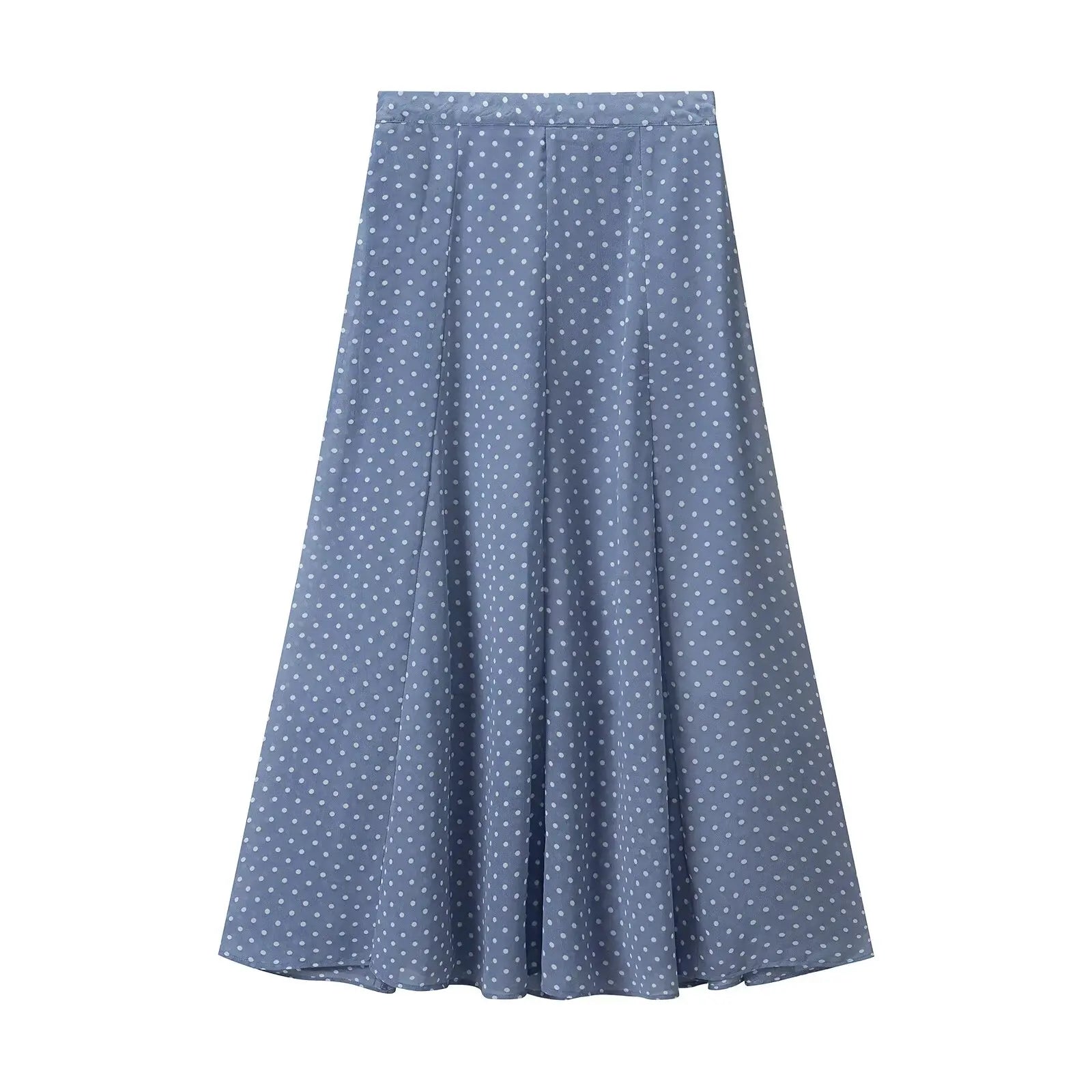 Women Polka Dot Blouse Skirt Set