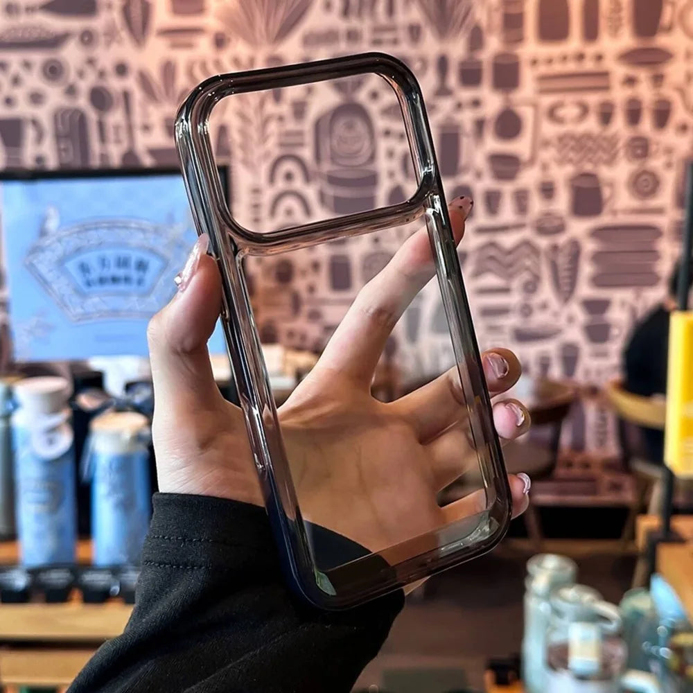Clear Hard Acrylic iPhone Case